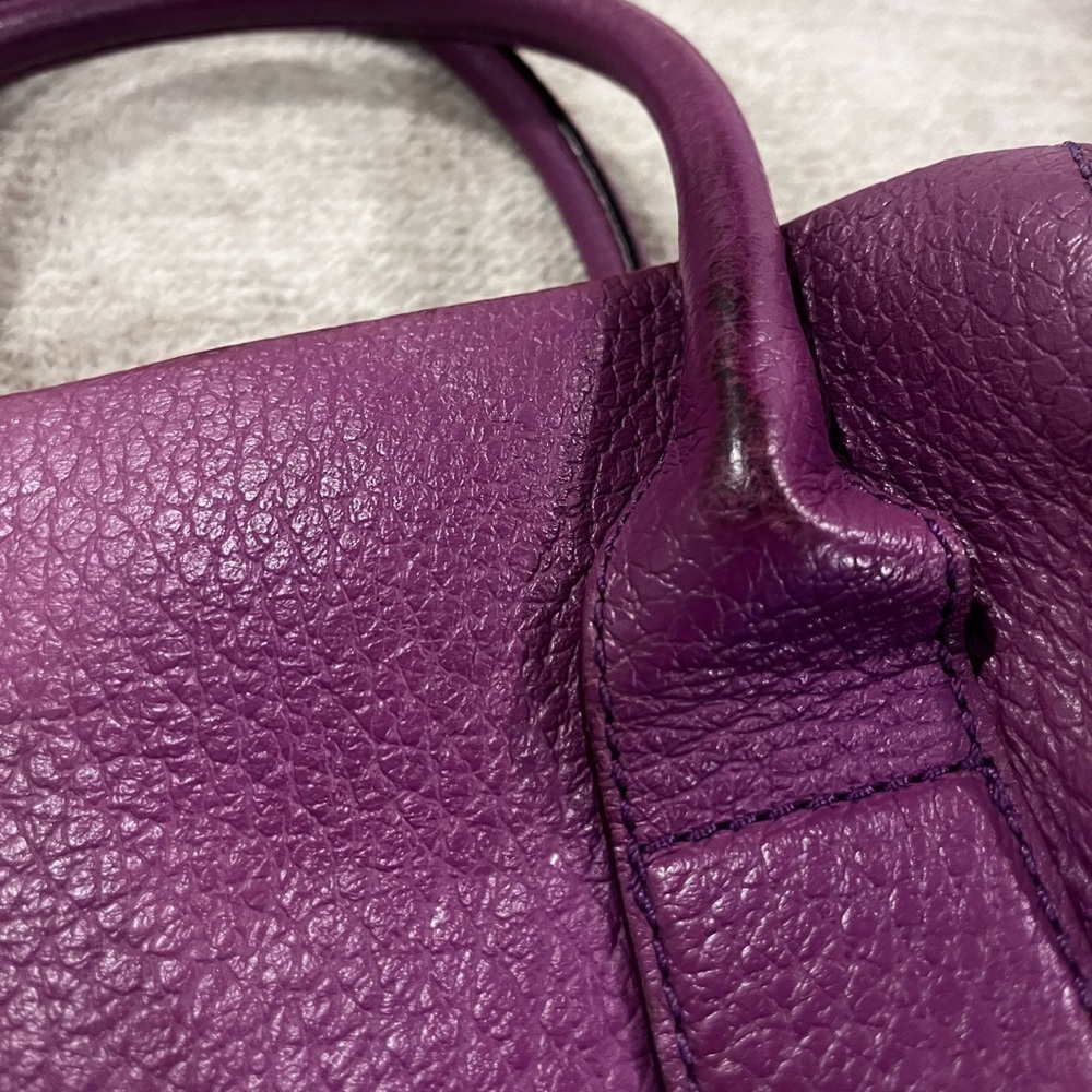 Kate Spade VIOLET PURPLE Shoulder Bag All Pebble Leather Purse - Picture 3 of 12